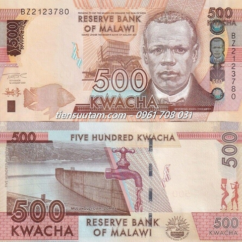 Malawi 500 Kwacha 2017 UNC