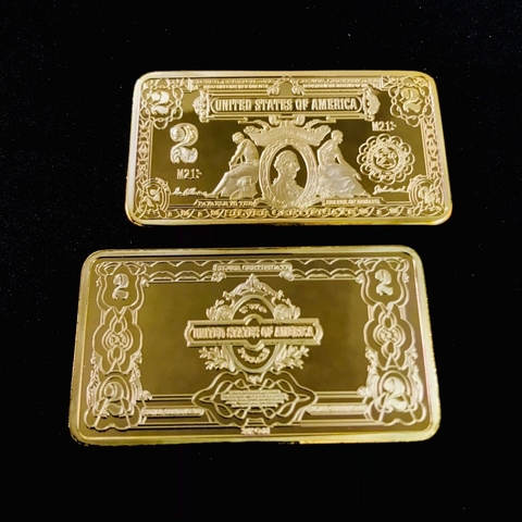 Medal hình 2 Dollars Mỹ