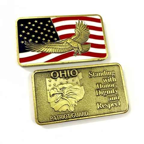 Medal Hình Đại Bàng và Cờ Mỹ