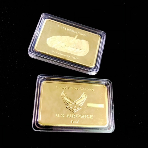 Medal hình máy bay F16 không lực Mỹ