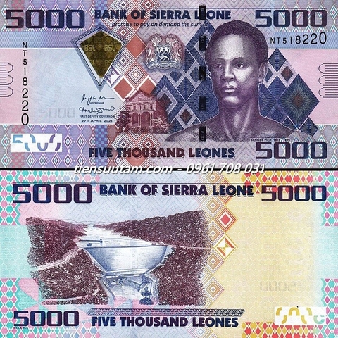 Sierra Leone 5000 Leones 2021 UNC