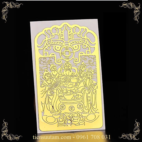 Miếng Dán Ngũ Lộ Thần Tài