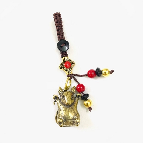 Móc Khóa Tượng Đồng Con Chuột