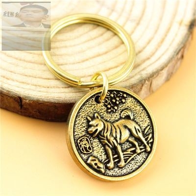 Mặt Đồng Xu Đồng Hình Con Chó