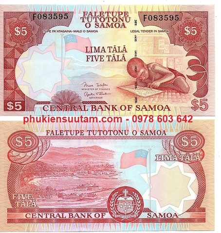 Samoa 5 Tala 2005 UNC (tờ)