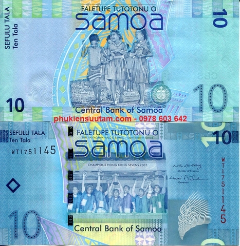 Samoa 10 Tala 2008 UNC