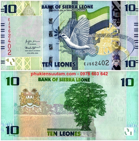 Sierra Leone 10 Leones 2022 UNC