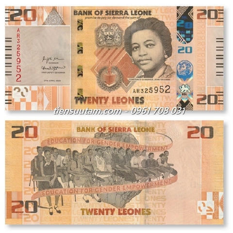 Sierra Leone 20 Leones 2022 UNC