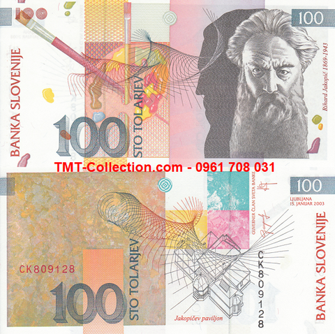 Slovenia 100 Tolarjev 2005 UNC 