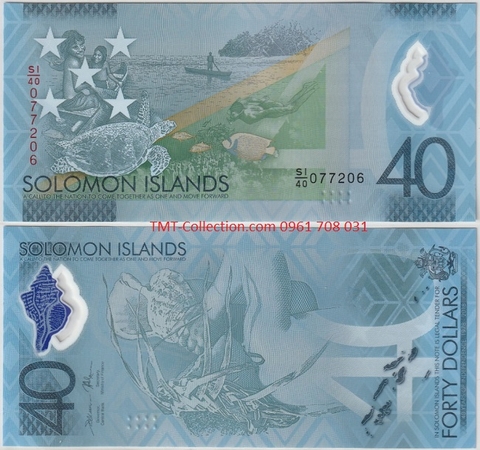 Solomon 40 Dollar 2018 UNC Polyme kỷ niệm