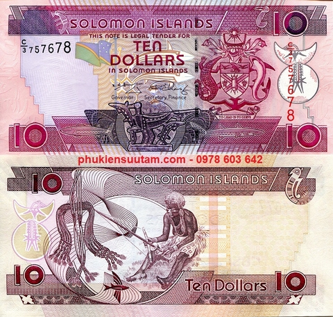 Solomon 10 Dollars 2012 UNC