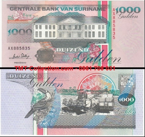 Suriname 1000 Gulden 1995 UNC