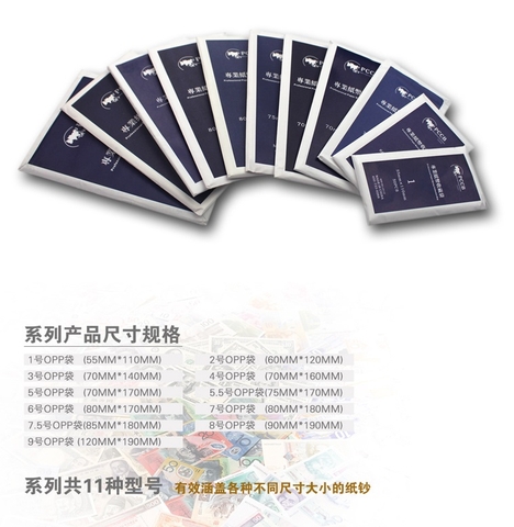 Túi phơi OPP đựng tiền của PCCB