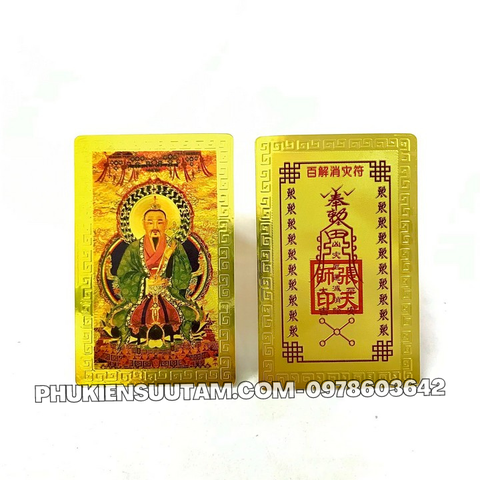 Thẻ Kim Bài Thần Trừ Thảm Họa Thiên Tai