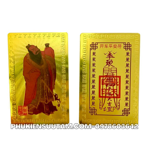 Thẻ Kim Bài Trương Đạo Lăng