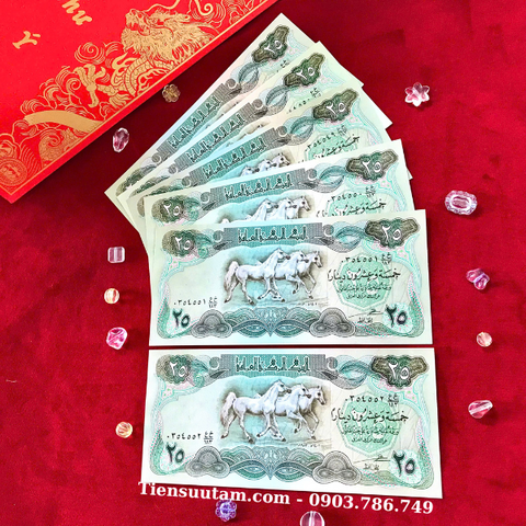 Tiền Lì Xì Tết Hình Con Ngựa Của Iraq 25 Dinar