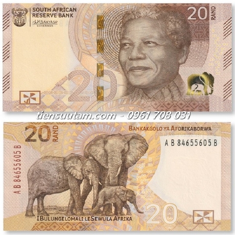 South Africa - Nam Phi 20 Rand 2023 UNC