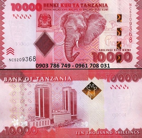 Tanzania 10.000 Shillings 2020 UNC