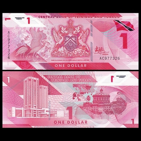 Trinidad and Tobago 1 Dollars 2020 UNC Polyme