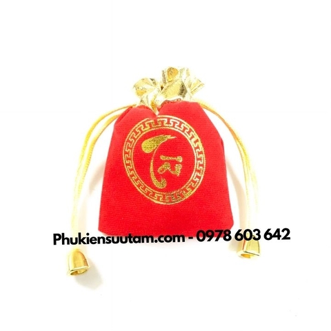Túi gấm nhung chữ Tài
