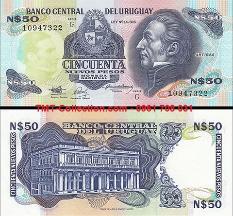 Uruguay 50 peso 1988 UNC