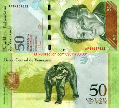 Venezuela 50 Bolivares 2015 UNC