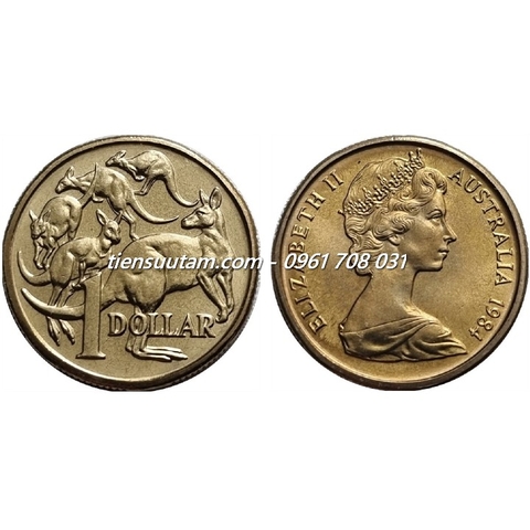 Xu Australia - Úc 1 Dollars 1984