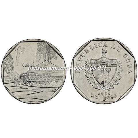 Xu Cuba 1 Peso 1994-2018