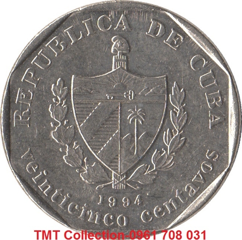 Xu Cuba 25 Centavos 1994-2018