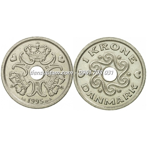 Xu Denmark - Đan Mạch 1 Kroner 1992-2023