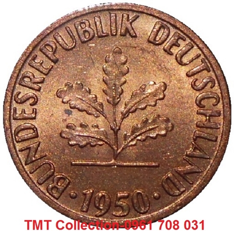 Xu Germany 1 Pfennig 1950-2001