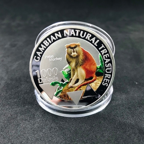 Xu hình con Khỉ Gambia 1000 Dalasis 2015