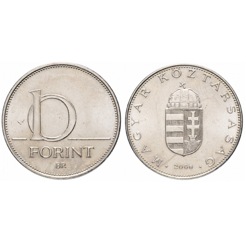 Xu Hungary 10 Forint 1992-2011