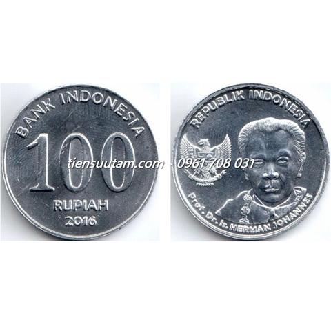 Xu Indonesia 100 Rupiah 2016