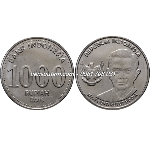 Xu Indonesia 1000 Rupiah 2016