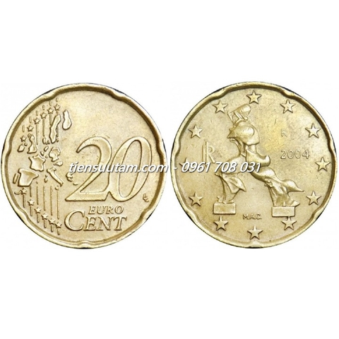 Xu Italy - Ý 20 Euro Cent 2002-2007