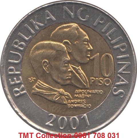 Xu Philippines 10 Piso 2000-2017