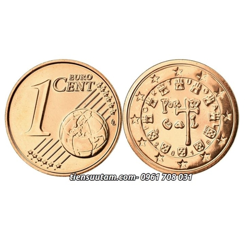 Xu Portugal - Bồ Đào Nha 1 Euro Cent 2002-2022
