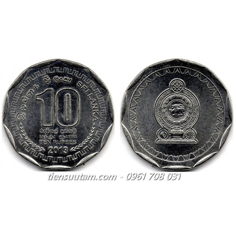 Xu Srilanka 10 Rupee 2013-2016