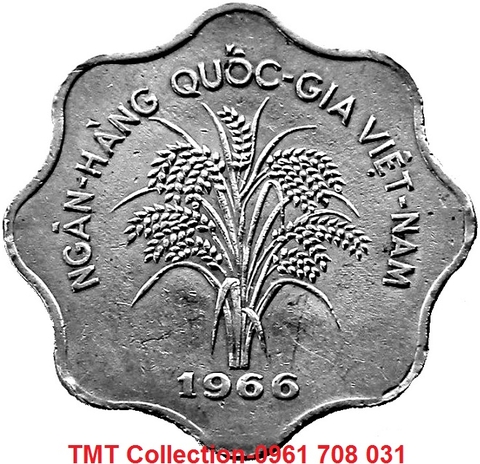 Xu Việt Nam Cộng Hòa 5 Đồng 1966