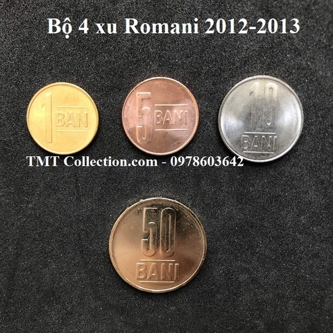 Bộ 4 xu Romani 2012-2013