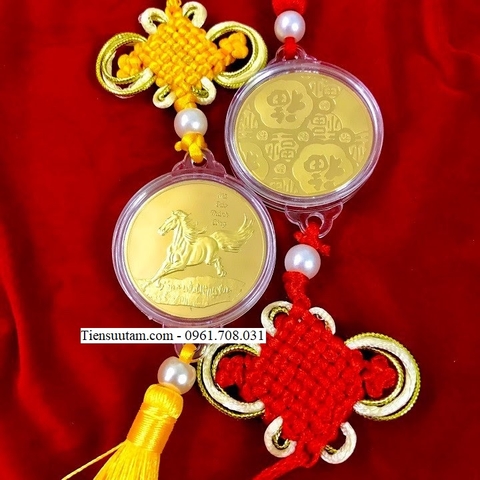 Dây treo phong thủy Hình Con Ngựa Mã Đáo Thành Công