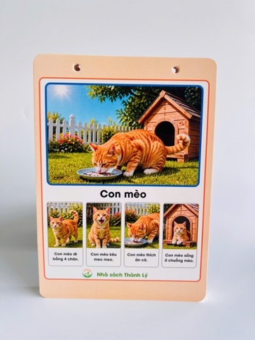 Flashcard TÌM HIỂU THẾ GIỚI ĐỘNG VẬT KHỔ A5