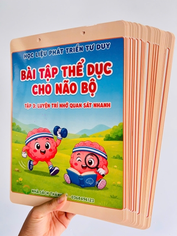 BÀI TẬP THỂ DỤC NÃO BỘ TẬP 3 KHỔ A4