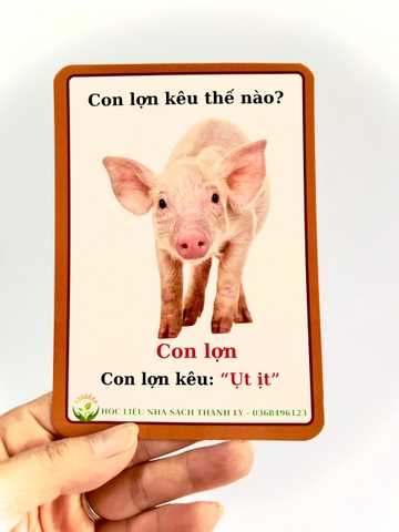 Flashcard tiếng kêu con vật