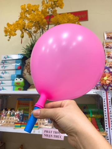 Combo Còi thổi bóng bay + 10 bóng bay