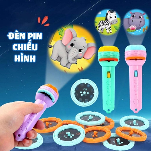 Đèn pin chiếu 80 hình