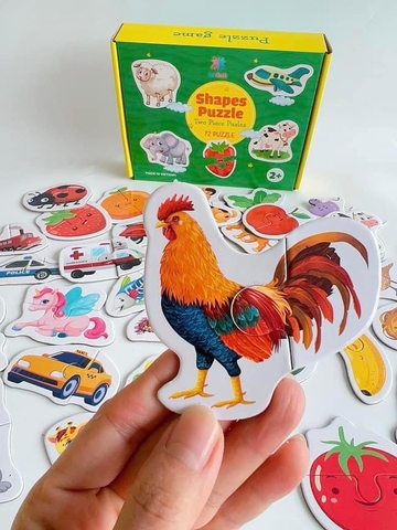 Hộp ghép hình 2 mảnh