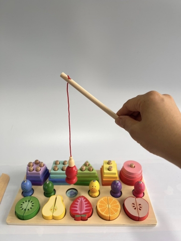 Bộ cắt hoa quả gỗ 3 trong 1