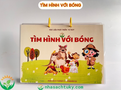 Học liệu Tìm hình với bóng (bóc dán)